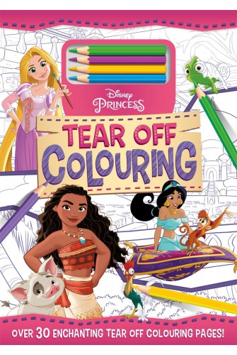 Disney Princess: Tear Off Colouring